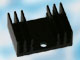 Radiator SK09-50SA220 Heatsink for TO220 50mm Black, RoHS, Fischer Elektronik